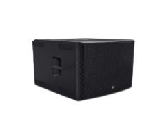 Angled PA Subwoofer in black